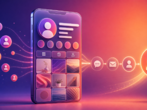 Strukturiran Instagram profil, ki vodi od občinstva do povpraševanj in rezultatov